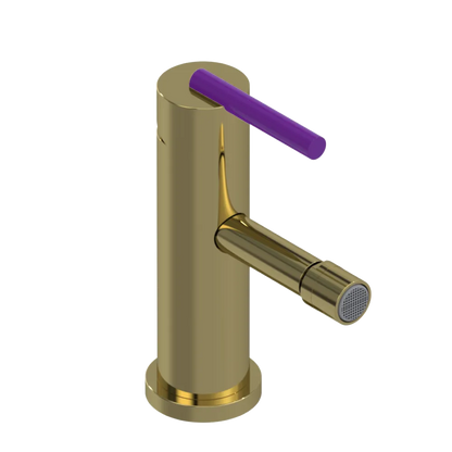 Rubinet Single Control Bidet Fitting (less drain) Natural Brass