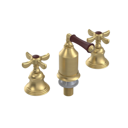 Rubinet Bidet Fitting with Spray, Diverter, and Vacum Breaker (Less Drain) Satin Gold