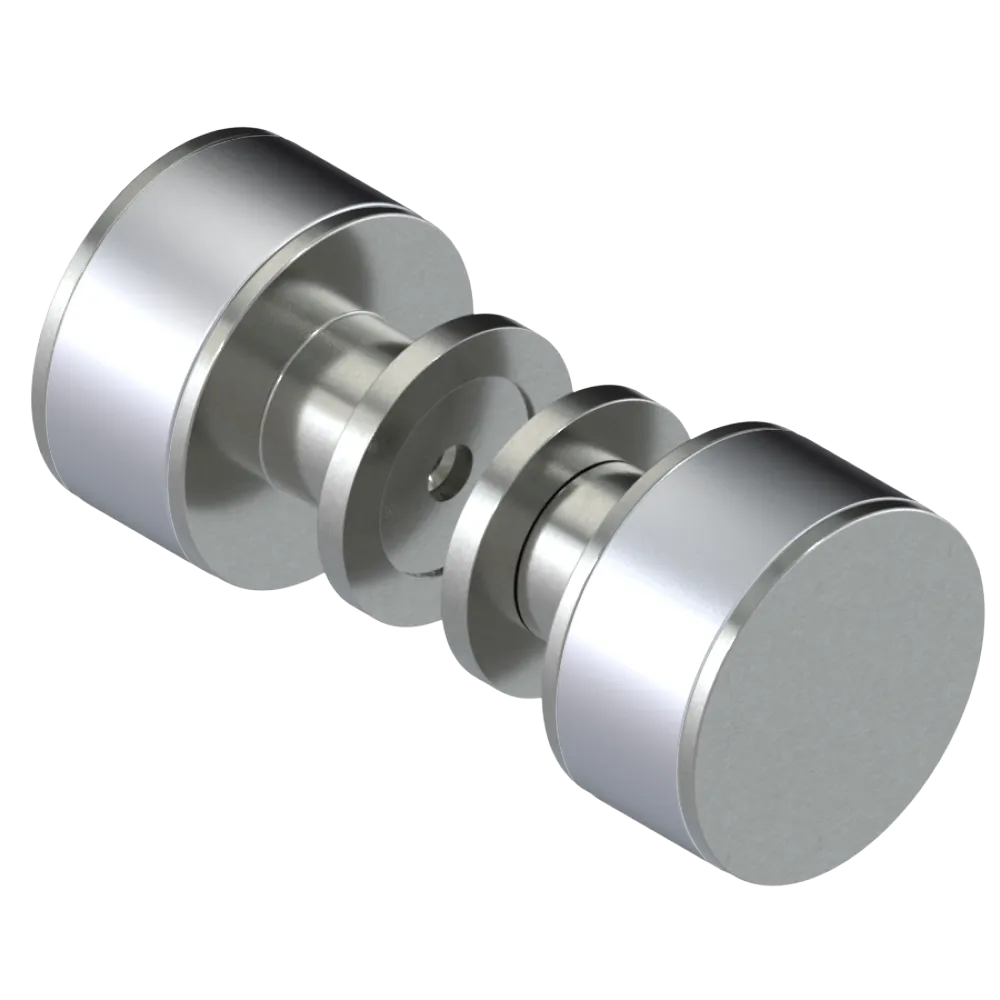 Rubinet Shower Door Knob (set) Satin Nickel