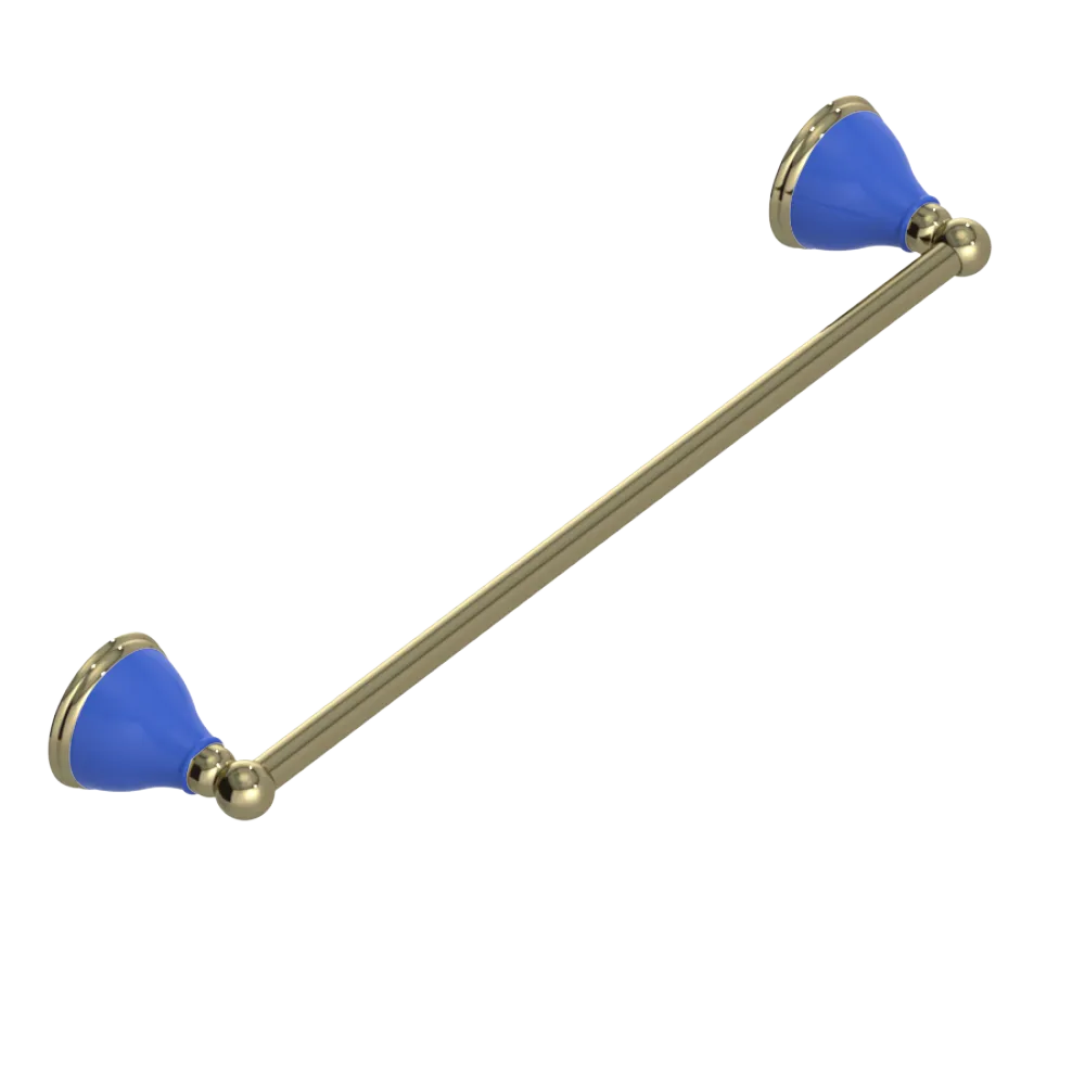 Rubinet Towel Bar 18" Natural Brass