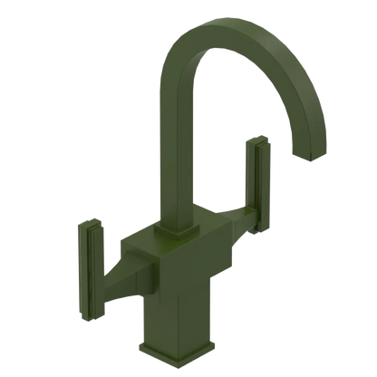 Rubinet Single Hole Dual Handle Lav. Set. (less drain) Green Envy