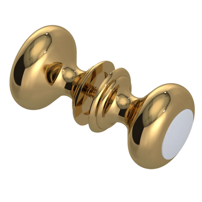 Rubinet Shower Door Knob (set) Gold