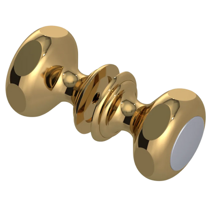 Rubinet Shower Door Knob (set) Gold