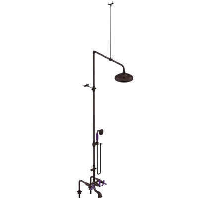 Rubinet Deck Mount Tub & Shower with Hand Held Shower Oil Rubbed Bronze
