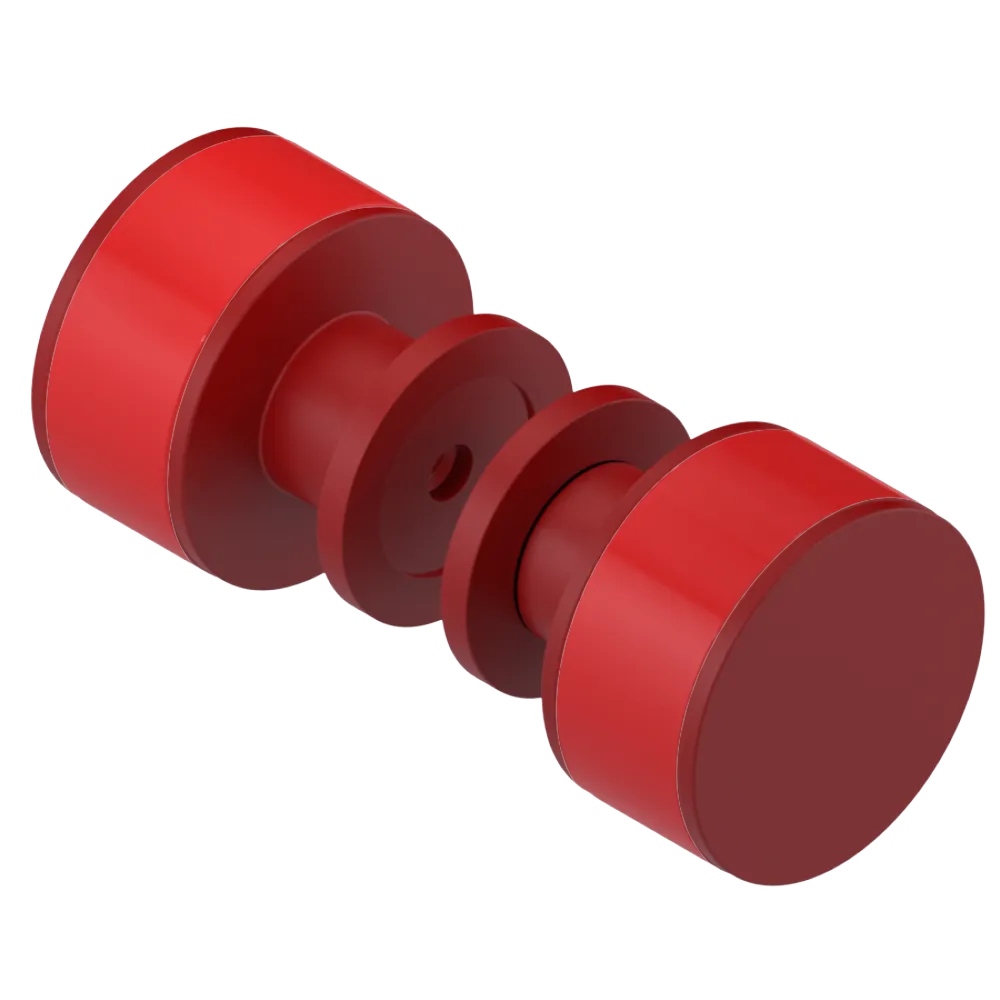 Rubinet Shower Door Knob (set) Maroon