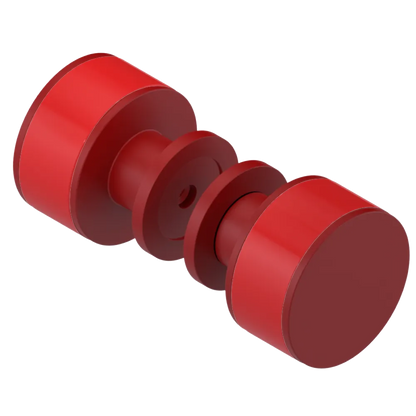 Rubinet Shower Door Knob (set) Maroon