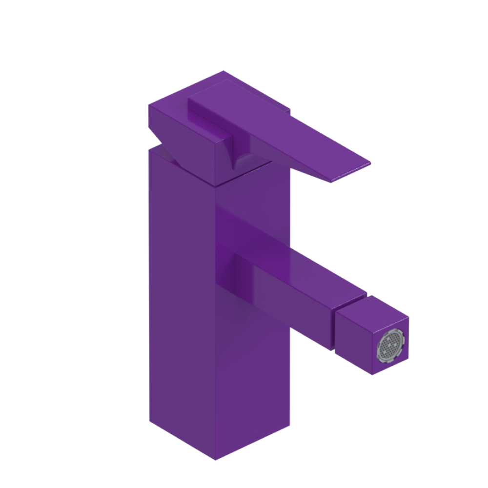 Rubinet Single Control Bidet Fitting (less drain) Purple Haze