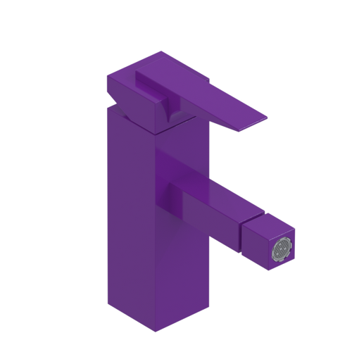 Rubinet Single Control Bidet Fitting (less drain) Purple Haze