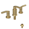 Rubinet Bidet Fitting with Spray, Diverter, and Vacuum Breaker (less drain) Satin Brass