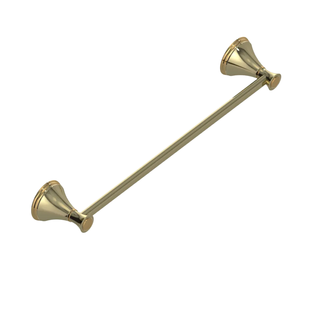 Rubinet Towel Bar 18" Natural Brass