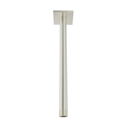 Baril 12" ceiling mounted shower arm, square flange