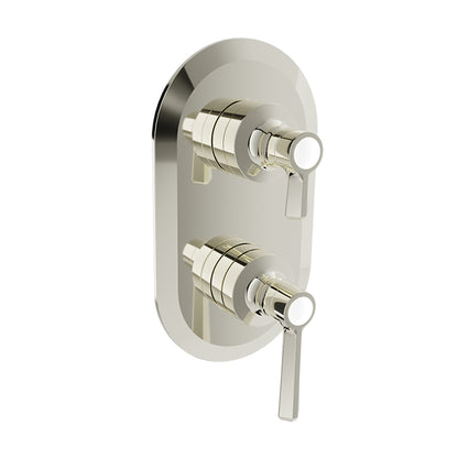 Baril Complete thermostatic pressure balanced shower control valve with 1-way diverter