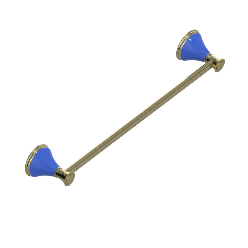 Rubinet Towel Bar 18" Natural Brass