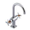 Rubinet Single Hole Dual Handle Lav. Set. (less drain) Chrome