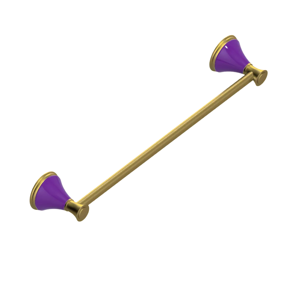 Rubinet Towel Bar 18" Antique Brass Matt