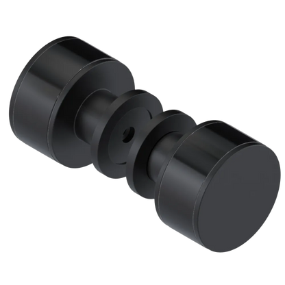 Rubinet Shower Door Knob (set) Matt Black
