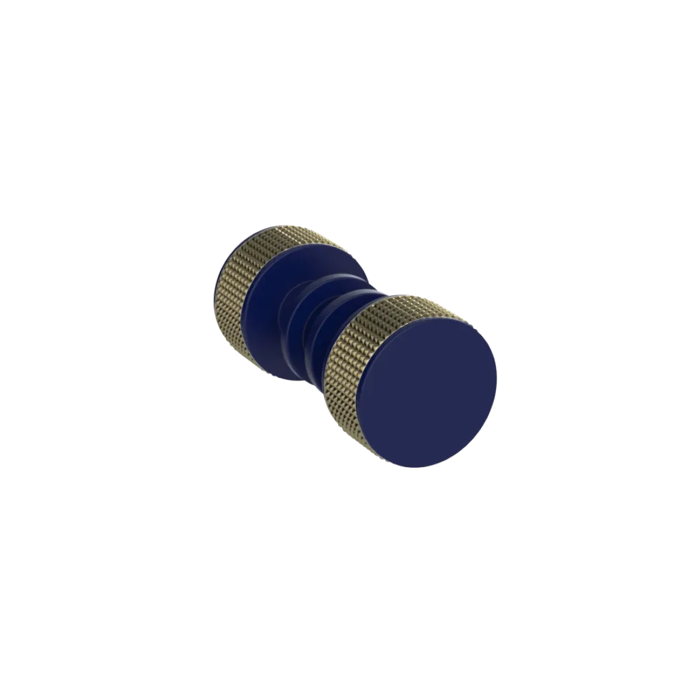 Rubinet Shower Door Knob (set) Midnight Blue