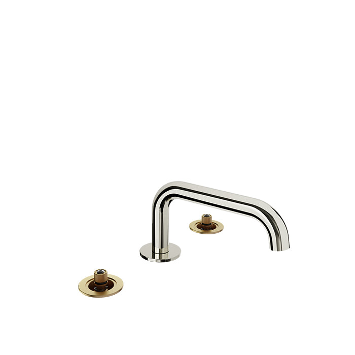 Baril 8" c/c lavatory faucet (without handle), drain included