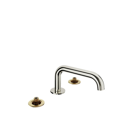 Baril 8" c/c lavatory faucet (without handle), drain included