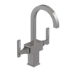 Rubinet Single Hole Dual Handle Lav. Set. (less drain) Polished Nickel