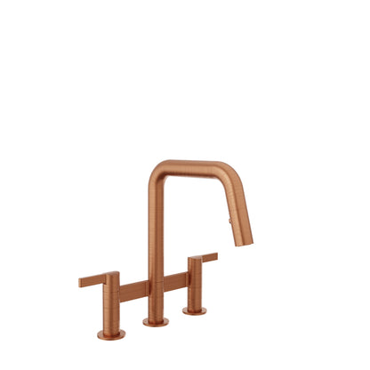 Baril Bridge kitchen faucet with 2-function pull-down spray