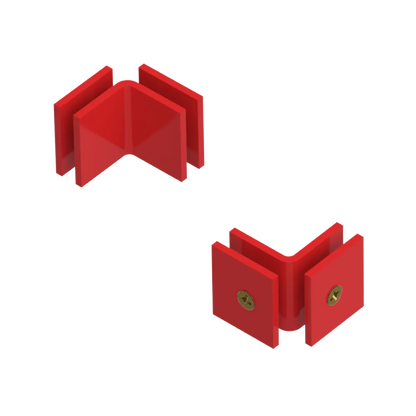 Rubinet 90 Glass to Glass Open Face Red