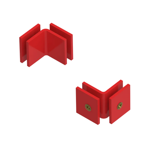 Rubinet 90 Glass to Glass Open Face Red