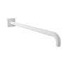 Baril 18" wall-mounted shower arm, square flange