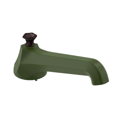 Rubinet Tub Filler Spout Deck Mount Green Envy