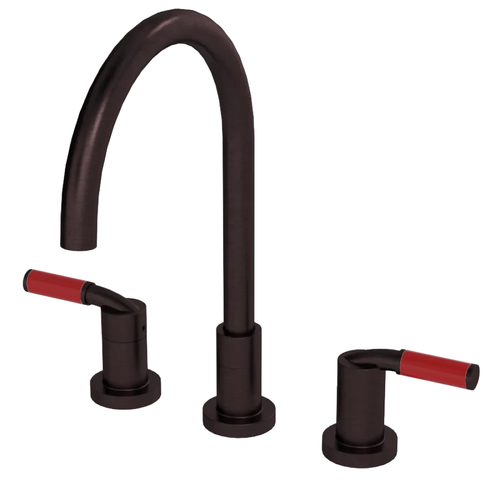 Rubinet Widespread Kitchen Set Oil Rubbed Bronze