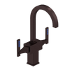 Rubinet Single Hole Dual Handle Lav. Set. (less drain) Oil Rubbed Bronze
