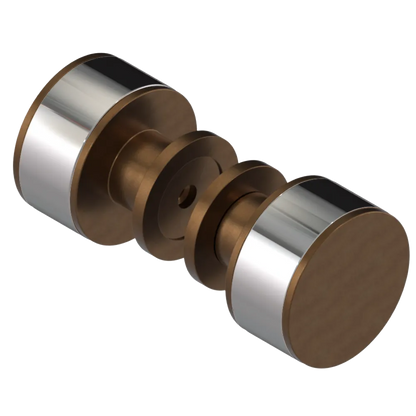 Rubinet Shower Door Knob (set) Tuscan Brass