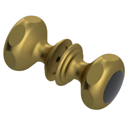 Rubinet Shower Door Knob (set) Antique Brass Matt