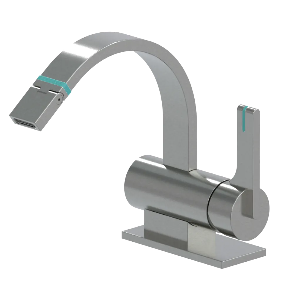 Rubinet Single Control Bidet Fitting (less drain) Satin Nickel