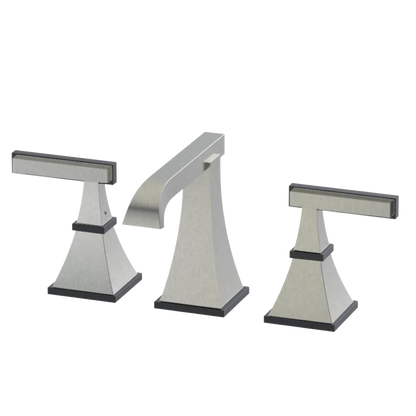 Rubinet Widespread Lav. Set. (less drain) Satin Nickel