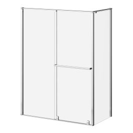 Kalia Balancia 60” x 79” sliding shower door with 32” return panel – DR1853/DR1854-115-003/DR1855