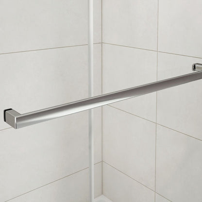 Kalia Balancia 60” x 79” sliding shower door with 36” return panel – DR1853/DR1854-115-003/DR1856