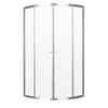 Neptune Barolo Neo-round In 4 Mm For Corner Installation With Clear Glass In 36 x 36 x 36-Inch Sliding Shower Door