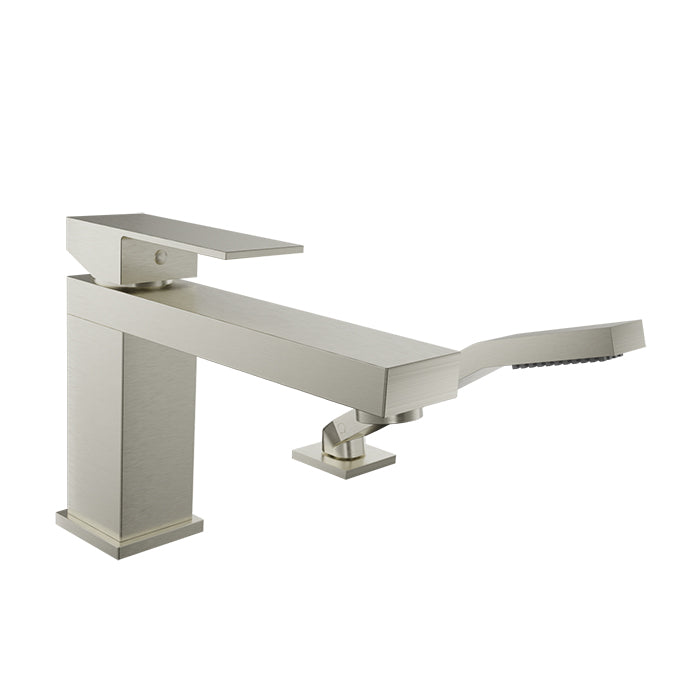 Baril 2-piece tub filler with hand shower