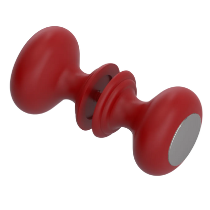 Rubinet Shower Door Knob (set) Maroon