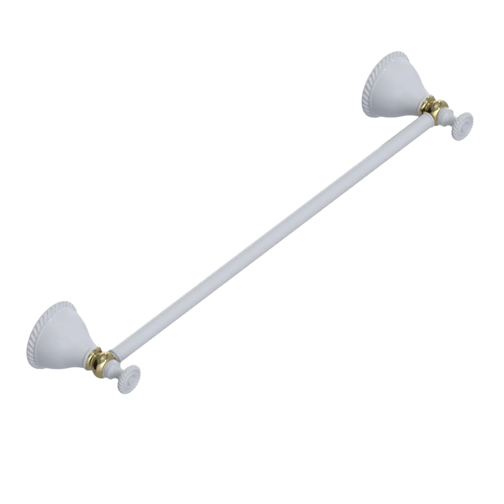Rubinet Towel Bar 18" White