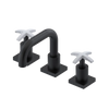 Rubinet Widespread Lav. Set. with Genesis spout (less drain) Matt Black