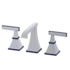 Rubinet Widespread Lav. Set. (less drain) White