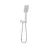 Baril 3-spray anti-limestone hand shower on wall-mounted supply elbow
