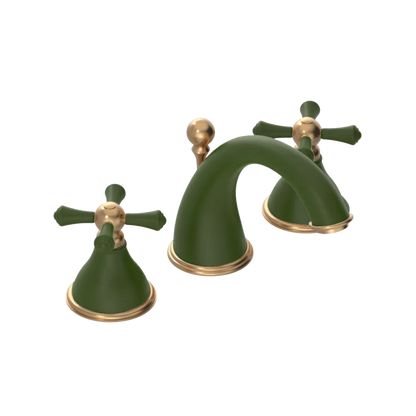 Rubinet Widespread Lav. Set. (less drain) Green Envy