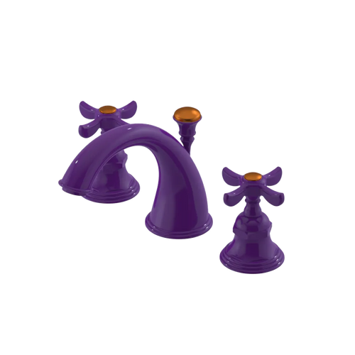 Rubinet Widespread Lav. Set. (less drain) Purple Haze