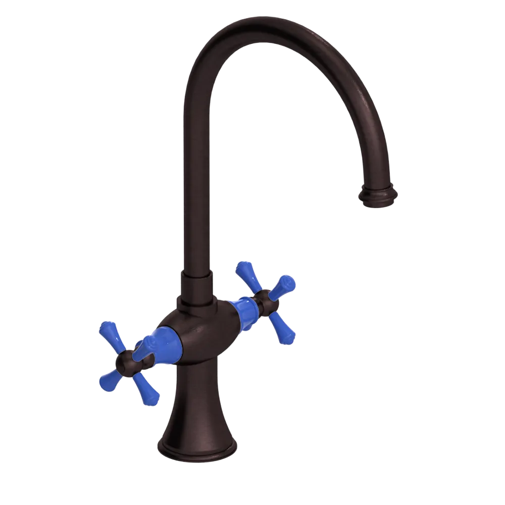 Rubinet Two Handle Single Hole Kitchen Set Oil Rubbed Bronze