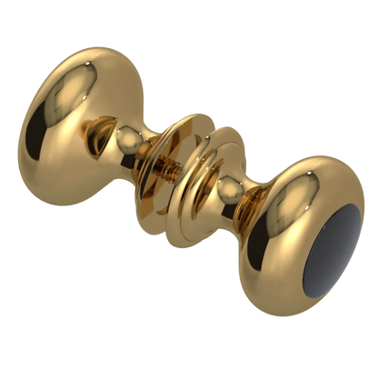 Rubinet Shower Door Knob (set) Gold