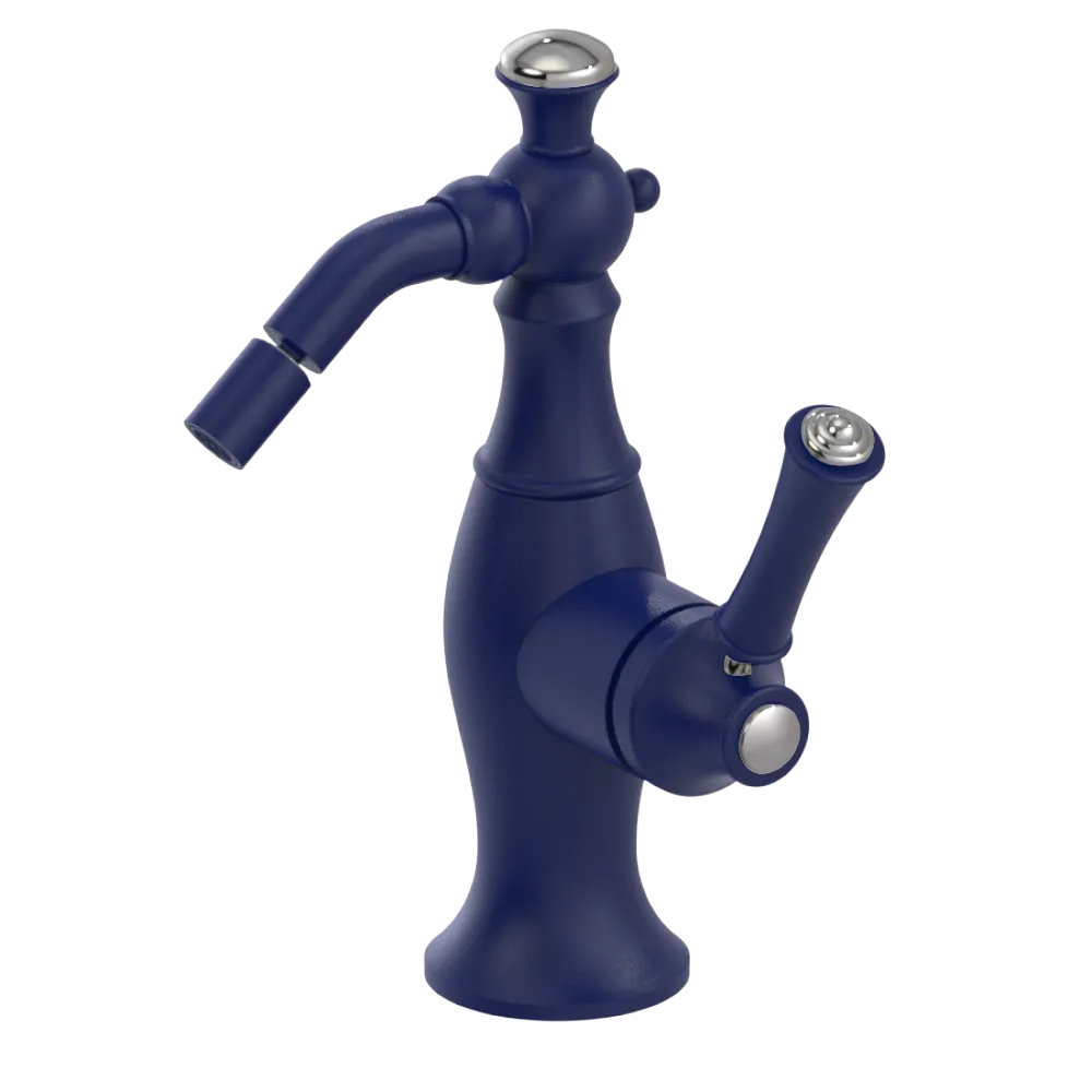 Rubinet Single Control Bidet Fitting (less drain) Midnight Blue