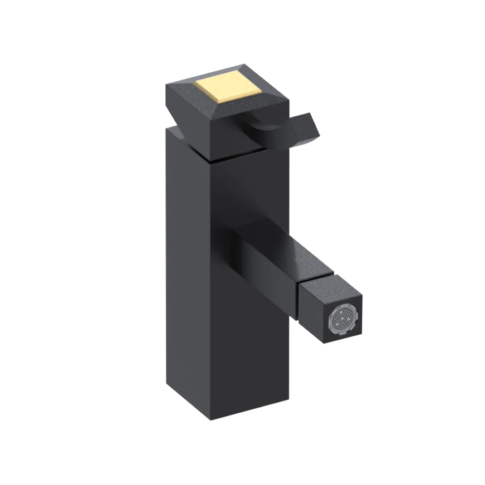 Rubinet Single Control Bidet Fitting (less drain) Matt Black
